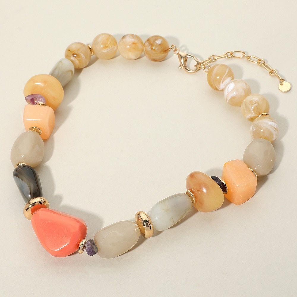 Chunky Pebble Statement Necklace